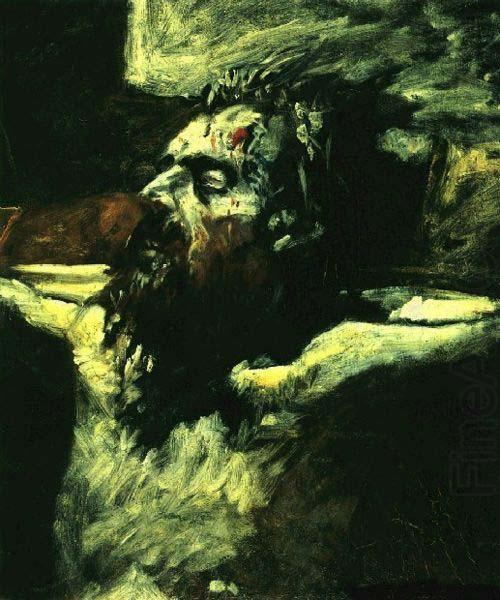 Head of Jesus. Preparation for The Crucifixion., Nikolai Ge